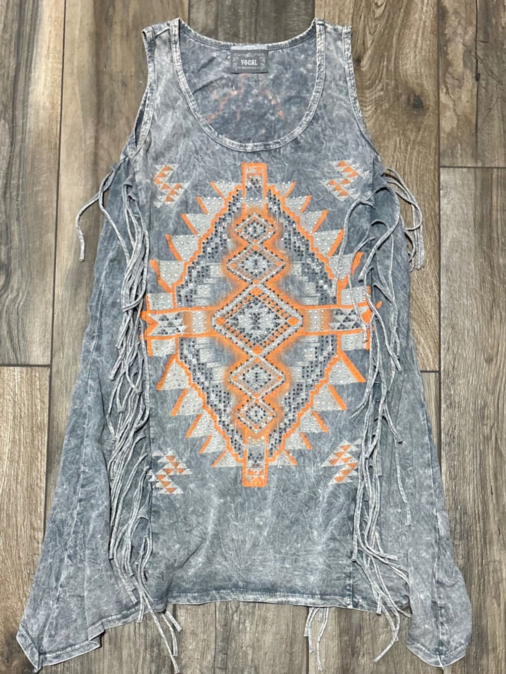 Vocal Western Fringe Top